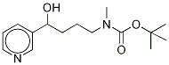 4-(N-Methyl-N-tert-butyloxycarbonyl-aMino)-1-(3-pyridyl)-1-butanol Struktur