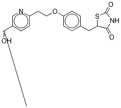 Hydroxy Pioglitazone-D5 (Major) (M-IV)(Mixture of diastereomers) Struktur