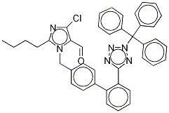 N-Trityl Losartan-d3 Carboxaldehyde Struktur