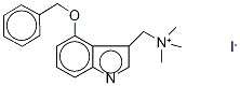 2-(4-Benzyloxy-indol-3-yl)-N,N,N-trimethylethanammonium Iodide Struktur