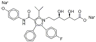 4-Hydroxy Atorvastatin-d5 Disodium Salt Struktur