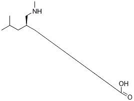 (S)-N-Methyl-d5 Pregabalin Struktur