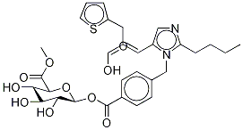 Eprosartan Acyl-β-D-glucuronide Methyl Ester Struktur