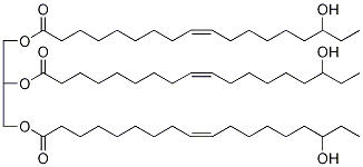 Tri[(16-Hydroxy)oleoyl]glycerol Struktur