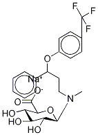 Fluoxetine N-β-D-Glucuronide SodiuM Salt Struktur