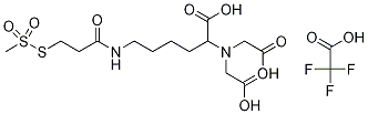 ETHYLMETHANETHIOSULFONATE-2-CARBOXY[(5’-AMINO-1’-CARBOXYPENTYL)IMINODIACETIC ACID] AMIDE, TRIFLUOROACETIC ACID SALT Struktur