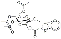 Methyl-3-O-tetra-acetyl--glucosidoxyindole-2-carboxylate Struktur