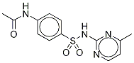 N-Acetylsulfamerazine-d4 Struktur