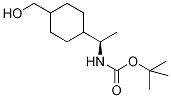 (1R)-N-Boc-1-[4-(hydroxymethyl)cyclohexyl]ethan-1-amine Struktur