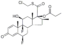 Cloticasone Propionate-d3 Struktur