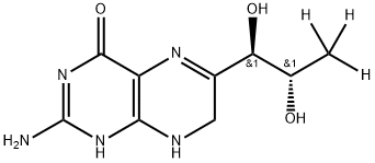 7,8-Dihydro-L-biopterin-d3 Struktur