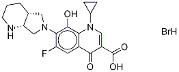 8-Hydroxy Moxifloxacin Hydrobromide Struktur