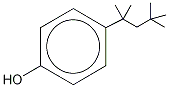 4-tert-Octylphenol-13C6 Struktur