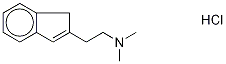 N,N-DiMethyl-1H-indene-2-ethanaMine-d6 Hydrochloride Struktur