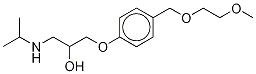 O-Desisopropyl-O-Methyl Bisoprolol-d7 HeMifuMarate Struktur