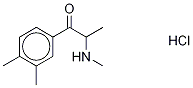 rac-3,4-DiMethyl Methcathinone-d3 Hydrochloride Struktur