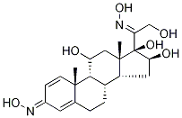 11β,16α,17α,21-Tetrahydroxypregna-1,4-diene-3,20-oxiMe Struktur