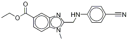 2-[[(4-Cyanophenyl)aMino]Methyl]-1-Methyl-1H-benziMidazole-5-carboxylic-d3 Acid Ethyl Ester Struktur