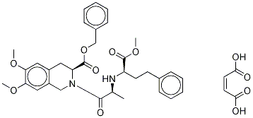 Moexipril Methyl Benzyl Ester Maleate Struktur