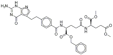 Pemetrexed L-Glutamic Acid Benzyl Dimethyl Triester Struktur