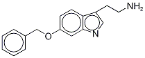 2-(6-Benzyloxyindolyl)ethylamine Hemisulfate Struktur