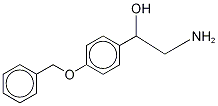 2-Amino-1-(4’-benzyloxyphenyl)ethanol-13C2,15N Struktur