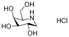 Deoxygalactonojirimycin-15N Hydrochloride Struktur