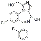 1',4-Dihydroxy Midazolam-d4 Struktur