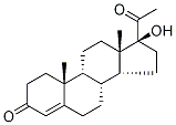 17α-Hydroxy Progesterone-d8 Struktur