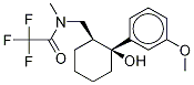 (+/-)-N-DesMethyl TrifluoroacetotraMadol-d3 Struktur