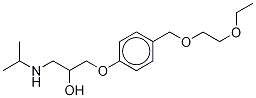 O-Desisopropyl-O-ethyl Bisoprolol HeMifuMarate Struktur