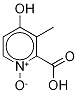 4-Hydroxy-3-Methyl-2-picolinic Acid 1-Oxide Struktur