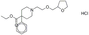 Furethidine-d4 Hydrochloride Struktur