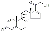 (9β,11β)-9,11-Epoxy-21-hydroxy-pregna-1,4,16-triene-3,20-dione Struktur