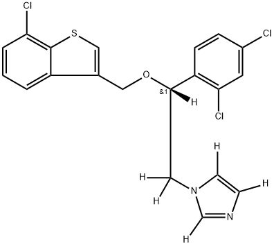 Arasertaconazole-d6 Struktur