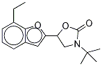 rac-3-(tert-Butyl-d9)-5-(7-ethyl-2-benzofuranyl)-2-oxazolidinone Struktur