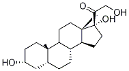 Tetrahydro-11-deoxy Cortisol-d5 Struktur