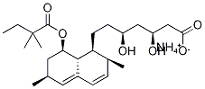 (3S,5S)-Simvastatin Hydroxy Acid Ammonium Salt Struktur