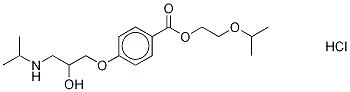 4-(2-Hydroxy-3-isopropylaMinopropoxy)benzoic Acid 2-Isopropoxyethyl Ester
Hydrochloride Struktur