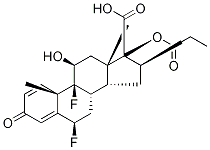 Fluticasone 17β-Carboxylic Acid Propionate-d3 Struktur