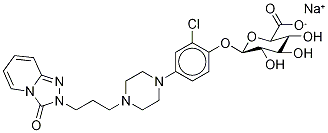 4'-Hydroxy Trazodone β-D-Glucuronide SodiuM Salt Struktur