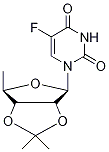 5'-Deoxy-2',3'-O-isopropylidene-5-fluorouridine-13C,15N2 Struktur