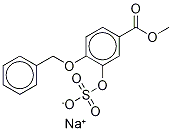 4-Hydroxy-3-(sulfooxy)benzoic Acid 3-O-Sulfate SodiuM Salt Methyl Ester Struktur