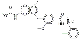 Methyl 3-[2-Methoxy-4-(o-tolylsulfonylcarbaMo Struktur