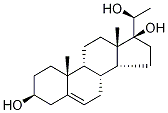 3β,17α,20β-Trihydroxypregn-5-ene-d4 Struktur