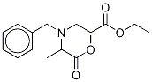 Ethyl-3-[N-benzyl-N-(1-ethoxycarbonylethyl)amino]propionate Struktur