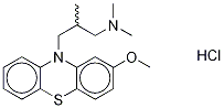 rac Methotrimeprazine-d6 Hydrochloride Struktur