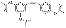 cis Resveratrol Triacetate Struktur