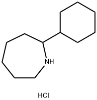 2-Cyclohexylhexahydro-1H-azepine Hydrochloride Struktur