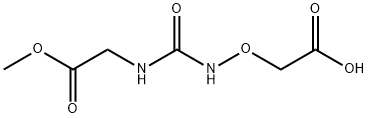 3,6-Dioxo-2,8-dioxa-5,7-diazadecan-10-oic acid Struktur